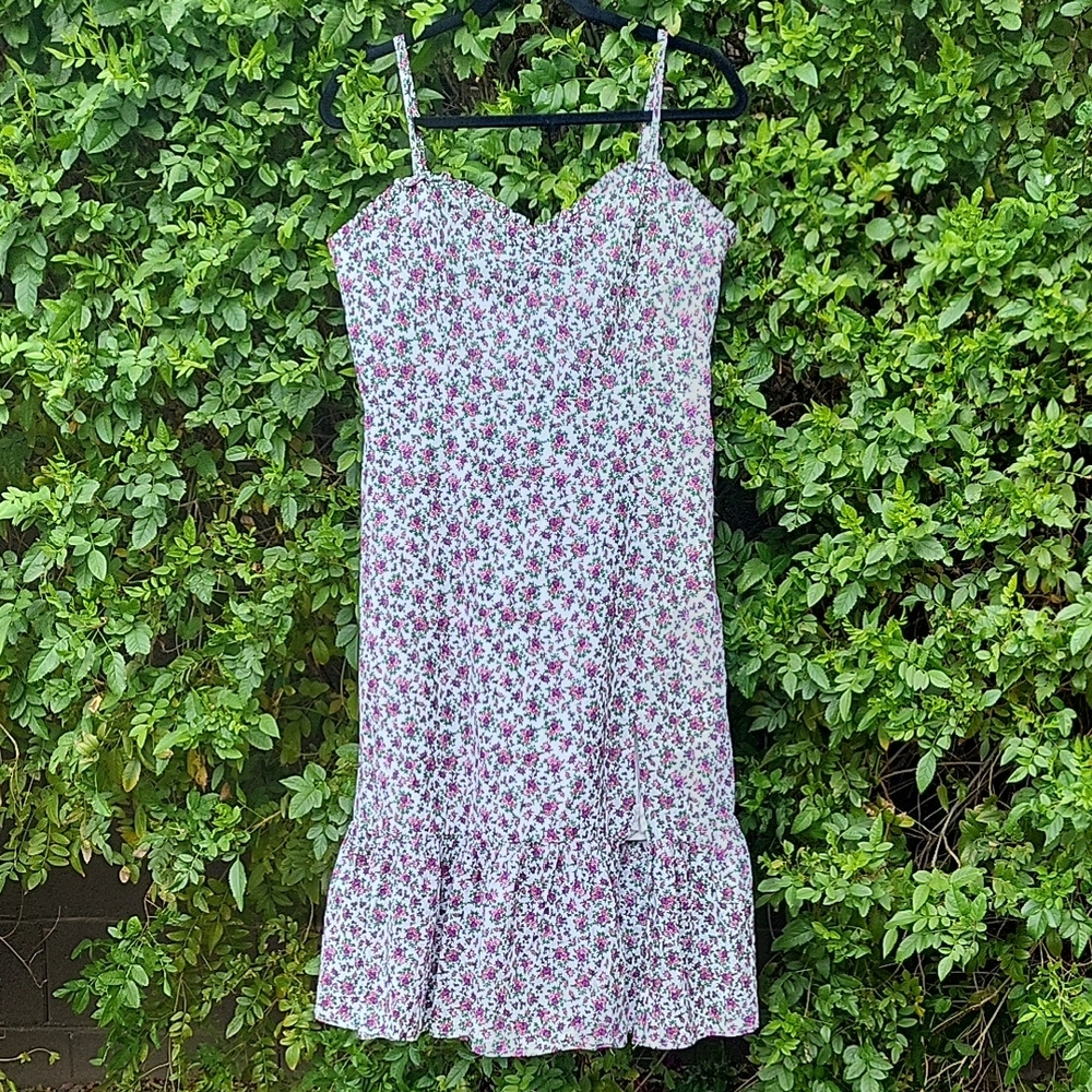 Betsey Johnson | Floral Spaghetti Strap Dress
